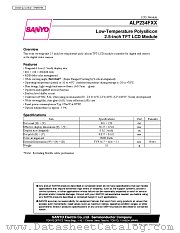 ALP234FXX datasheet pdf SANYO