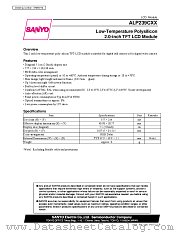 ALP239CXX datasheet pdf SANYO