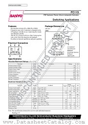 FC115 datasheet pdf SANYO