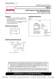 FC12 datasheet pdf SANYO
