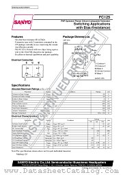 FC125 datasheet pdf SANYO