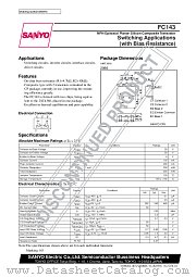 FC143 datasheet pdf SANYO