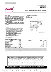 LB1644 datasheet pdf SANYO