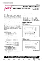LC3564BM-70 datasheet pdf SANYO