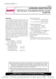 LC3564CM datasheet pdf SANYO