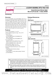 LC35W1000BM-10U datasheet pdf SANYO