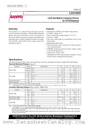 LC4102C datasheet pdf SANYO