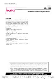 LC4132C datasheet pdf SANYO