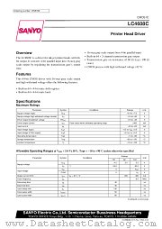 LC4608C datasheet pdf SANYO