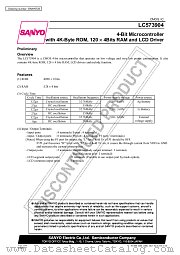 LC573904 datasheet pdf SANYO
