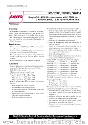 LC587004 datasheet pdf SANYO
