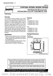 LC587202A datasheet pdf SANYO
