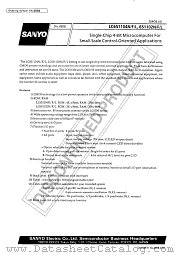 LC651102F datasheet pdf SANYO