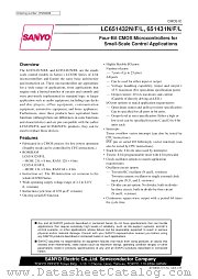 LC651431F datasheet pdf SANYO