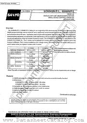 LC6543F datasheet pdf SANYO