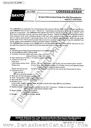 LC6554D datasheet pdf SANYO