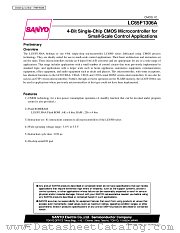 LC65F1306A datasheet pdf SANYO