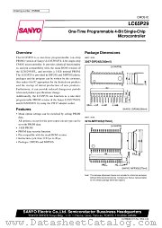 LC65P29 datasheet pdf SANYO