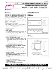 LC662304A datasheet pdf SANYO