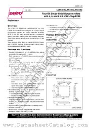 LC66354C datasheet pdf SANYO