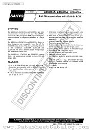 LC66356A datasheet pdf SANYO