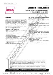 LC66356B datasheet pdf SANYO
