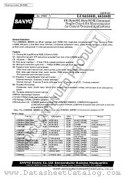 LC66506B datasheet pdf SANYO