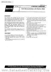 LC66556A datasheet pdf SANYO