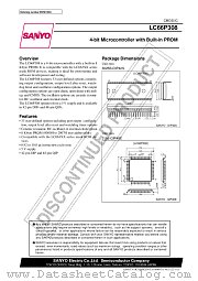 LC66P308 datasheet pdf SANYO