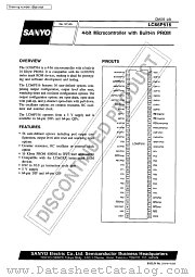LC66P516 datasheet pdf SANYO