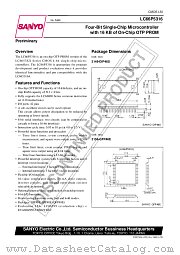LC66P5316 datasheet pdf SANYO