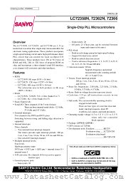 LC72362N datasheet pdf SANYO