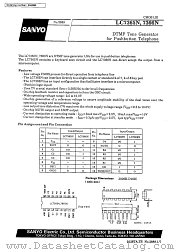 LC7365N datasheet pdf SANYO