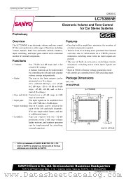 LC75386NE datasheet pdf SANYO