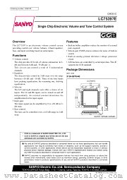 LC75397E datasheet pdf SANYO