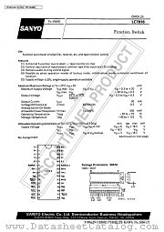LC7818 datasheet pdf SANYO