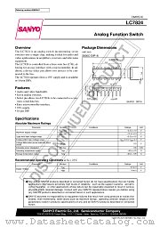 LC7824 datasheet pdf SANYO