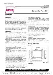 LC78620E datasheet pdf SANYO