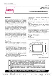 LC78626KE datasheet pdf SANYO
