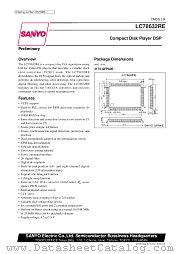 LC78632RE datasheet pdf SANYO