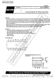 LC7991 datasheet pdf SANYO