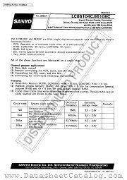 LC86104C datasheet pdf SANYO