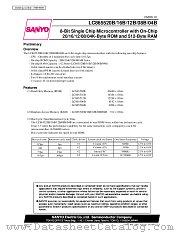 LC865508B datasheet pdf SANYO