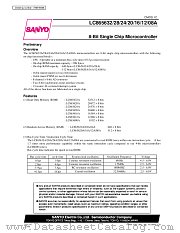 LC865616A datasheet pdf SANYO