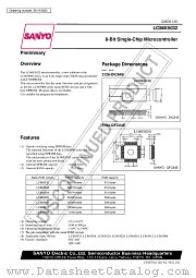 LC86E5032 datasheet pdf SANYO