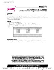 LC86E5632 datasheet pdf SANYO