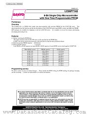LC86P7148 datasheet pdf SANYO