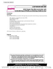 LC875048B datasheet pdf SANYO