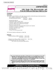 LC876572A datasheet pdf SANYO