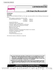 LC8766C8A datasheet pdf SANYO
